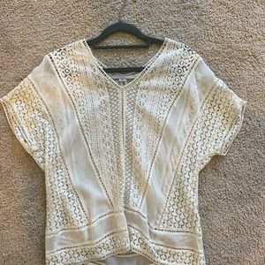 Allsaints crochet top never worn